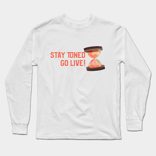 Stay tuned for live streamer Long Sleeve T-Shirt by Hermit-Appeal